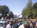 مراسم تشییع زائران مناباحضورکارکنان ودانشجویان دانشکده