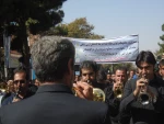 مراسم تشییع جانباختگان منا