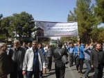 مراسم تشییع جانباختگان منا