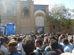 مراسم تشییع جانباختگان منا