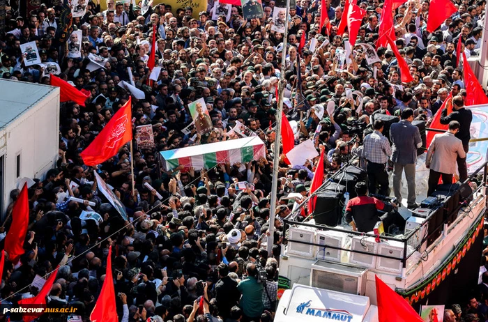 مراسم تشییع سردارهمدانی