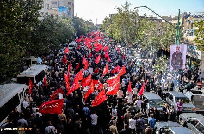 مراسم تشییع سردارهمدانی