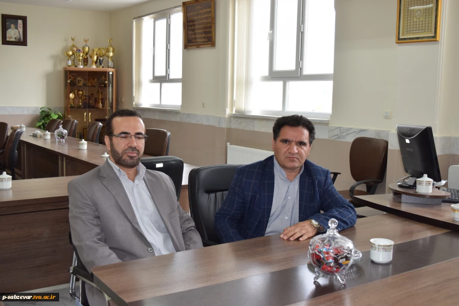 بازدید نماینده منتخب سبزوار دردهمین دوره انتخابات مجلس شورای اسلامی ازآموزشکده پسران امام خمینی (ره ) سبزوار