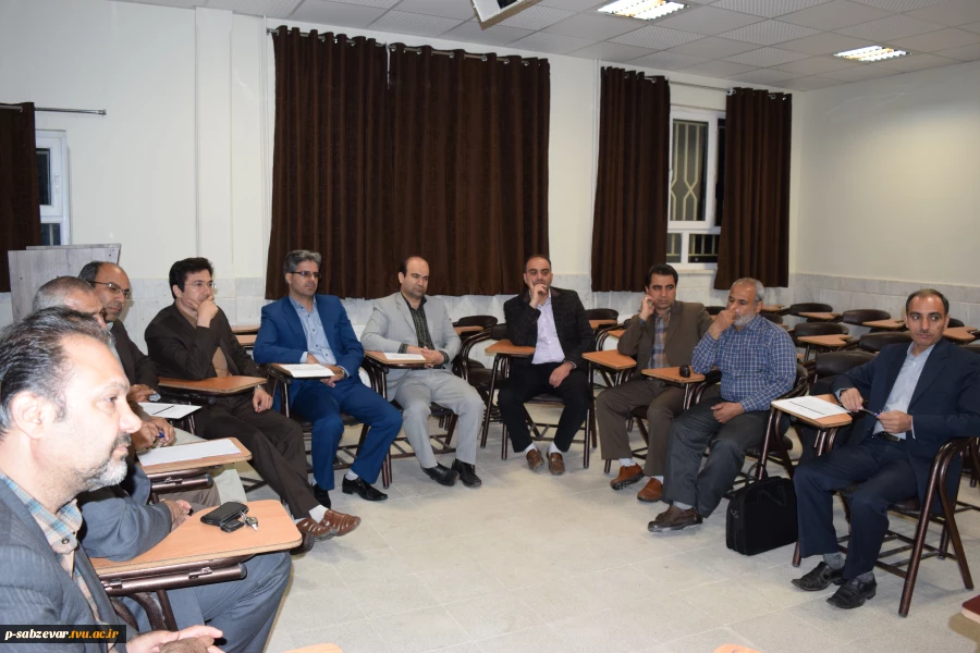 گردهمایی بزرگ اساتید دردانشکده فنی امام خمینی (ره) سبزوار