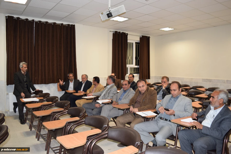 گردهمایی بزرگ اساتید دردانشکده فنی امام خمینی (ره) سبزوار