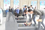 تجدید میثاق ریاست محترم و همکاران دانشکده های فنی سبزوار با شهدای گمنام