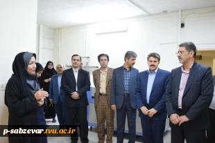 بازدید معاونت محترم اداری ،مالی و مدیریت منابع انسانی دانشگاه فنی و حرفه ای از آموزشکده های فنی سبزوار