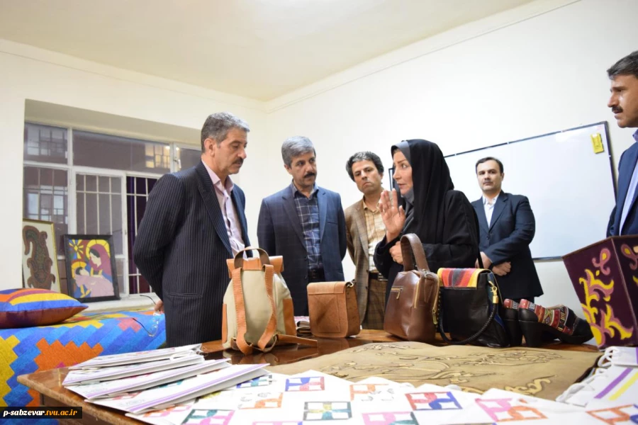 بازدید معاونت محترم اداری ،مالی و مدیریت منابع انسانی دانشگاه فنی و حرفه ای از آموزشکده های فنی سبزوار
