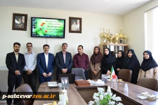 بازدید معاونت محترم اداری ،مالی و مدیریت منابع انسانی دانشگاه فنی و حرفه ای از آموزشکده های فنی سبزوار