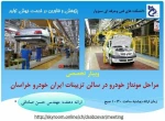 برگزاری وبینار تخصصی مراحل مونتاژ خودرو در سالن تزئینات ایران خودرو خراسان   2