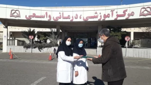 تجلیل از مقام پرستاران و مدافعان عرصه سلامت به مناسبت گرامیداشت روز پرستار در دانشکده های فنی و حرفه ای سبزوار 3