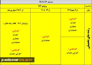 اطلاعیه مهم انتخاب واحد  5
