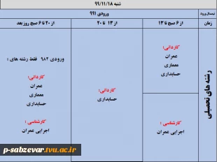 اطلاعیه مهم انتخاب واحد  7