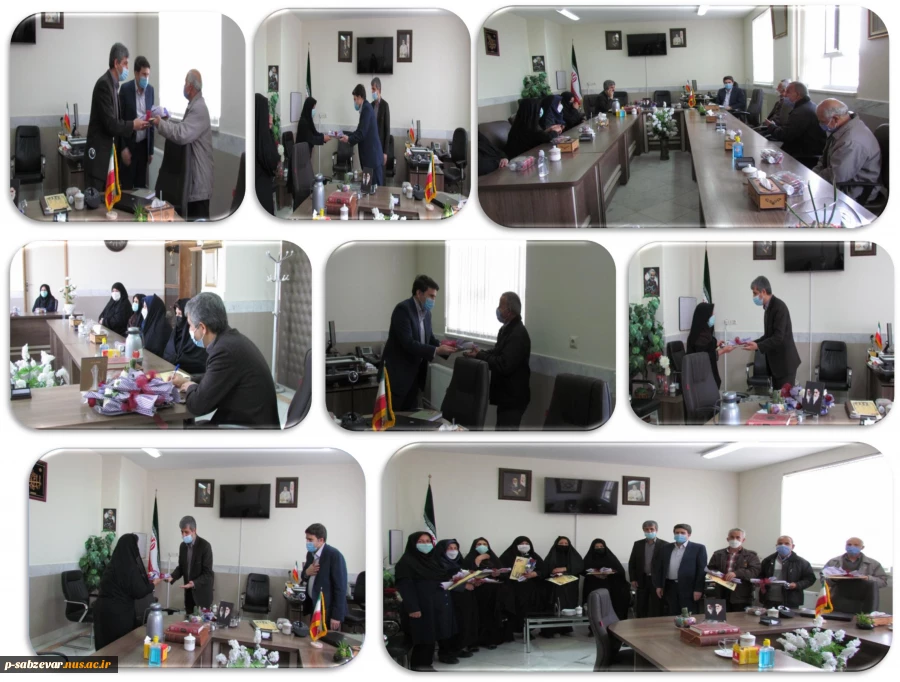 برگزاری نشست صمیمی با کارکنان خدماتی دانشکده های فنی و حرف ای سبزوار و قدردانی از خدمات  2