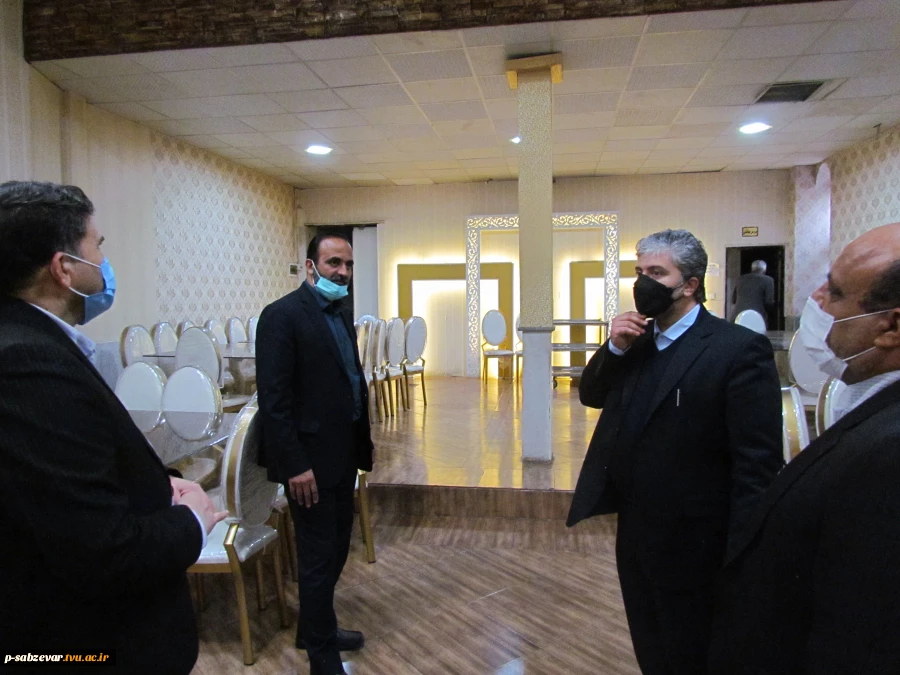 بازدید ریاست محترم دانشگاه فنی و حرفه ای استان خراسان رضوی از دانشکده های فنی و حرفه ای سبزوار دانشکده های فنی و حرفه ای سبزوار
 16