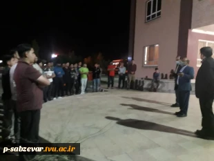 حضور ریاست محترم دانشکده فنی و حرفه ای دختران سبزوار و هیات همراه در جمع دانشجویان خوابگاهی 3