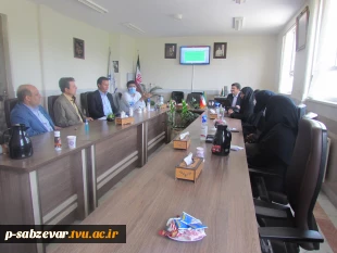 بازدید معاونت محترم پژوهشی دانشگاه فنی و حرفه ای استان خراسان رضوی و هیات همراه از دانشکده های فنی و حرفه ای سبزوار 2