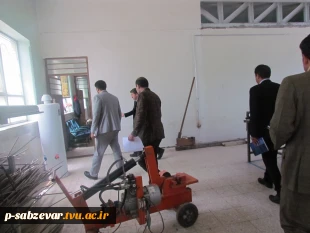 بازدید معاونت محترم پژوهشی دانشگاه فنی و حرفه ای استان خراسان رضوی و هیات همراه از دانشکده های فنی و حرفه ای سبزوار 4