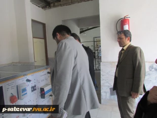 بازدید معاونت محترم پژوهشی دانشگاه فنی و حرفه ای استان خراسان رضوی و هیات همراه از دانشکده های فنی و حرفه ای سبزوار 6