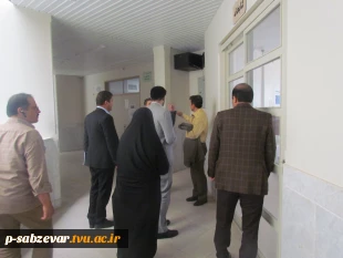 بازدید معاونت محترم پژوهشی دانشگاه فنی و حرفه ای استان خراسان رضوی و هیات همراه از دانشکده های فنی و حرفه ای سبزوار 9