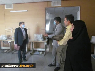 بازدید معاونت محترم پژوهشی دانشگاه فنی و حرفه ای استان خراسان رضوی و هیات همراه از دانشکده های فنی و حرفه ای سبزوار 10