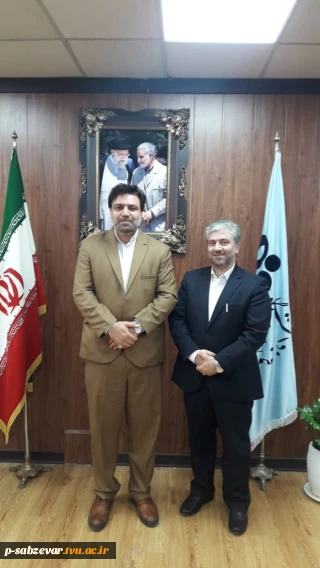 دیدار رئیس دانشگاه فنی و حرفه ای واحد خراسان رضوی با ریاست  دانشگاه فنی و حرفه ای کشور