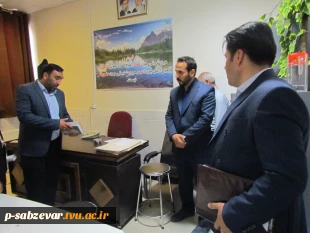 بازدید مدیر کل محترم اداره خدمات آموزشی و نماینده محترم هیات نظارت و ارزیابی دانشگاه فنی و حرفه ای از روند برگزاری امتحانات 5