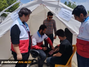 برپایی ایستگاه سلامت به مناسبت هفته جهانی صلیب سرخ و هلال احمر  2