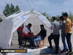 برپایی ایستگاه سلامت به مناسبت هفته جهانی صلیب سرخ و هلال احمر  3