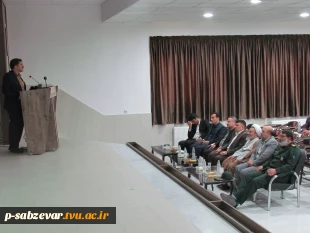 حضور معاونت محترم فرهنگی و دانشجویی دانشگاه فنی و حرفه ای جناب آقای دکتر جلیلی در دانشکده های فنی و حرفه ای سبزوار 9