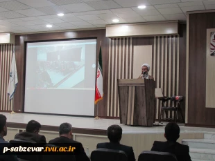 حضور معاونت محترم فرهنگی و دانشجویی دانشگاه فنی و حرفه ای جناب آقای دکتر جلیلی در دانشکده های فنی و حرفه ای سبزوار 10