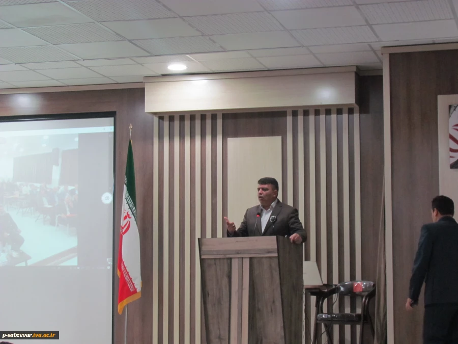 حضور معاونت محترم فرهنگی و دانشجویی دانشگاه فنی و حرفه ای جناب آقای دکتر جلیلی در دانشکده های فنی و حرفه ای سبزوار 12