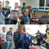 نشت صمیمی ریاست محترم دانشکده فنی  و حرفه ای و تعدادی از همکاران اداری با دانشجویان خوابگاههی در محل خوابگاه پسران سبزوار  3