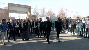 گزارش تصویری از مراسم وداع با شهید گمنام در آستانه سالروز شهادت حضرت فاطمه زهرا (س) 2